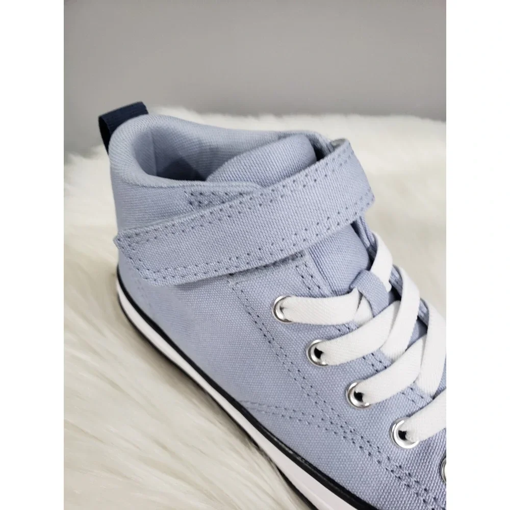 NEW EASY ON/OFF Converse Chuck Taylor All Star Malden Street Rainy Daze Blue Mid
